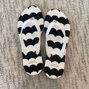 kate spade wedge rubber flip flops